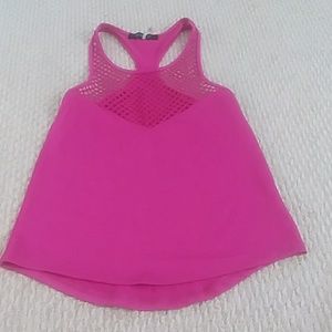 Women's hot pink workout top xs